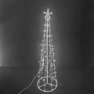 Cono Luminoso a Basso Voltaggio per Decorazione Albero di Natale, 1,5 m, Luce Bianca Opaca; Ideale per Creare Atmosfera nelle Celebrazioni - Product Image 2