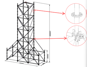 Giàn giáo lớp đen ngoài trời hạng nặng cho hệ thống sân khấu hòa nhạc - Product Image 2