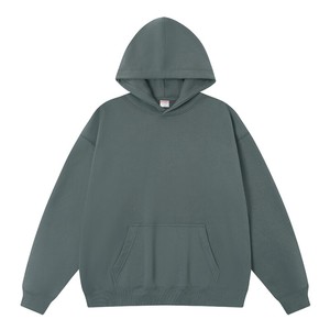 Quá Khổ Áo Thun Hoodie tùy chỉnh in thiết kế riêng của bạn unisex thời trang dạo phố thân thiện với môi không thấm nước 460gsm thêu đính - Product Image 2