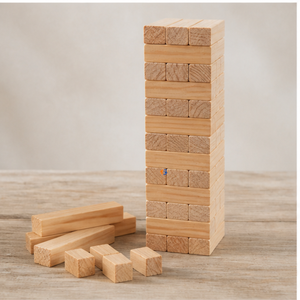 Blocs de construction en <span class=keywords><strong>bois</strong></span> 54 pièces, petits blocs en pin de 5,1 cm, jouet éducatif pour enfants, apprentissage précoce, OEM personnalisé - Product Image 4