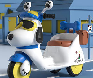 男女通用电动儿童骑乘玩具<span class=keywords><strong>3</strong></span>-12岁电池供电带小塑料车轮的<span class=keywords><strong>3</strong></span>轮摩托车工厂批发 - Product Image 3