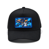 Topi Trucker bahan berkualitas hiasan gantung lubang hati Snapback kustom