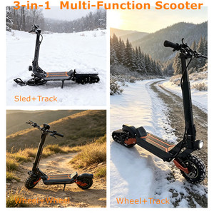 Scooter Eléctrico para Esquí <span class=keywords><strong>de</strong></span> 800W, Trineo Eléctrico 3 en 1 Rápido, Trineo Plegable para Nieve, Batería <span class=keywords><strong>de</strong></span> Litio <span class=keywords><strong>de</strong></span> 48V20Ah, Alcance <span class=keywords><strong>de</strong></span> 30 km - Product Image 4