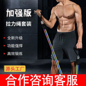 Ensemble de bandes de résistance Aster Fresh, équipement d'entraînement de fitness à haute élasticité pour l'entraînement à domicile, pour hommes et femmes, exercices pour tout le corps - Product Image 2