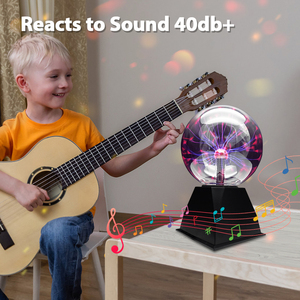 J & R Bán Buôn Plasma Bóng Hình Cầu Sét Ánh Sáng Đèn Đảng Magical Bóng Tĩnh Điện Nhấp Nháy Bóng 6Inch Dia12.7 Cm - Product Image 5