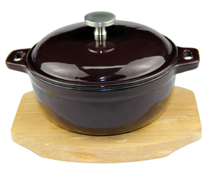Casseruola ghisa all'ingrosso calderone in ghisa articoli da cucina all'aperto pentole da campeggio con due manici - Product Image 4