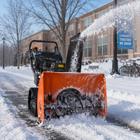 Machine de déneigement et de balayage commerciale télécommandée, souffleuse et balayeuse, moteur Loncin 420cc 15HP EPA, pour routes municipales