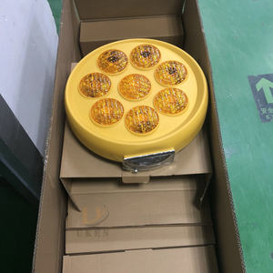 Verkehrs sicherheit LED Verkehrs warnsignal Wasserdicht Gelb Rot Bernstein Blitz Blinkende Solarenergie Sonnenblume Warnleuchte - Product Image 5