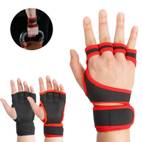 Guantes de Levantamiento de Pesas Personalizados de Fábrica, Alta Calidad, Impermeables, Transpirables, Antideslizantes, Protección UV, Correa Ajustable, CrossFit