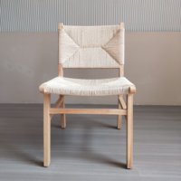 Chaises de salle à manger en bois, siège sans accoudoirs renforcé, cadre de jambe épaissi, design européen, stable, amovible pour café, restaurant, maison