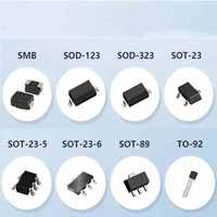 Diode Schottky SR5200 SR5100 SR3200 SR3100 SR2100 SR560 SR360 SR340 SR260 100V 5A, boîtier DO-27, montage DIP