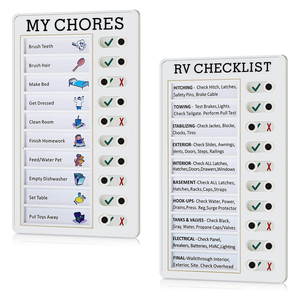 Nouveau design Multi-Purpose Checklist Sticky Notes Quotidien Hebdomadaire Mensuel Planificateur Bloc-Notes Enfants Plan Board - Product Image 2