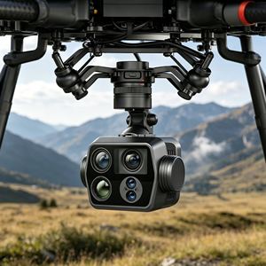 Cámara con Gimbal de 3 Ejes C14 Pro, Cuatro Sensores, Zoom Híbrido 100X, Térmica de 1200m, 48MP, para Imágenes Térmicas Industriales, Accesorios para Drones FPV - Product Image 6