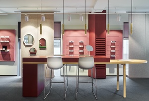 Muebles de Exhibición para Ópticas, Estantes de Pared para Exhibición de Gafas, Decoración Interior de Ópticas, Muebles de Exhibición Personalizados - Product Image 5