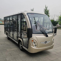 Navette de voiture de tourisme électrique fermée de 14 places