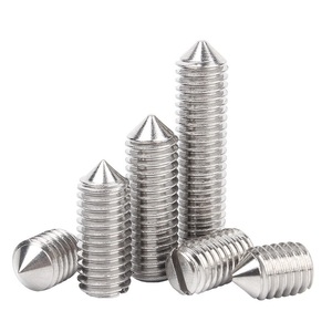 Set di viti DIN 553 in acciaio inox 304 con punta a filo, con apertura per <span class=keywords><strong>vite</strong></span> e viti per macchine slot GB71 <span class=keywords><strong>senza</strong></span> testa dritta - Product Image 4