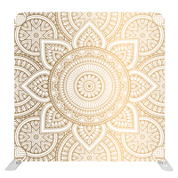 KINGMAGIC 8x7.6ft Toile de fond publicitaire double face, écologique, durable, motif Noël, personnalisable