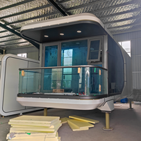 2023 Nouvelles maisons Airbnb Casa Pequea Tinyhouse Maison préfabriquée 3 chambres et salon Volferda Capsul House