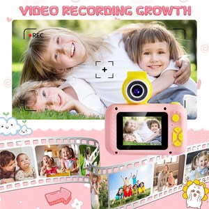 KDC-0025 Écran 2.0 pouces <span class=keywords><strong>Mini</strong></span> caméra pour enfants Enregistreur vidéo à objectif rabattable à 180 degrés avec carte TF 32G + lecteur de carte - Product Image 4