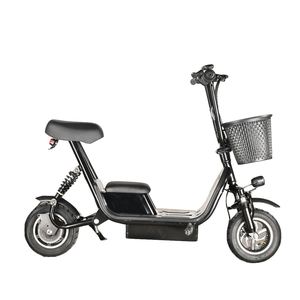 Hongji-bicicleta eléctrica plegable con batería de 6,4ah, Mini bicicleta ligera, L/<span class=keywords><strong>G</strong></span>, almacén de la UE - Product Image 1