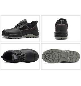 סיטונאי יצרן S3 תעשייתי בנייה נעליים עם פלדת הבוהן עור אתחול מוסמך OEM בטיחות עבודה נעלי לעובד - Product Image 4