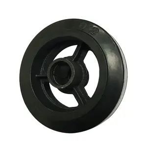 Castor manufacturer industrial heavy duty rubber caster black cast iron single 6 x 2 castor wheel iron core