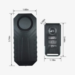 Alarma de Seguridad Inalámbrica con Sensor de Vibración, Impermeable, Portátil, Antirrobo para Bicicleta, Motocicleta y Hogar - Product Image 4