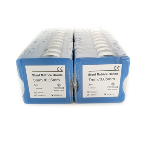 Fasce dentarie in acciaio inossidabile rotola in acciaio inox formatura foglio di restauro materiale Matrice strisce strisce rotolo - Product Image 1