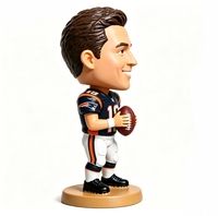 3D op maat gemaakte hars voetbal speler bobblehead gepersonaliseerde sportfiguur displaymodel anime figuur beeldje actiefiguur