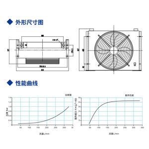 AH1680T220V/380V/24V/12V Hydraulic Power Unit New High-Efficiency Air Source <b>Heat</b> <b>Exchanger</b> New Hydraulic Oil Cooler Motor - Product Image 1