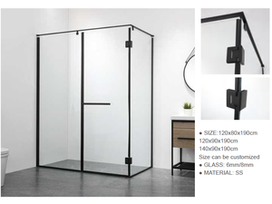 Cabine <span class=keywords><strong>de</strong></span> <span class=keywords><strong>douche</strong></span> vapeur PRIMA carrée/forme irrégulière/ronde <span class=keywords><strong>en</strong></span> verre trempé 6 mm sans cadre avec expérience spa multifonctionnelle - Product Image 5