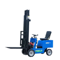 Chariot élévateur électrique simple 800 kg, batterie DC 48V38Ah, commande assise, petit modèle, levage hydraulique, pour restaurant et chargement