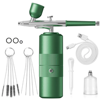 Système d'aérographe portable rechargeable pour nail art et maquillage, avec logo personnalisé, compresseur d'aérographe alimenté par batterie USB