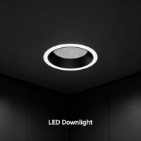 Spot encastré LED en aluminium durable sur mesure, anti-éblouissement, éclairage intérieur moderne, lampe OEM ODM de haute qualité