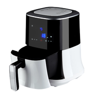 Friteuse à air électrique sans huile Vasion, modèle classique 2,5 L, carrée, en plastique, à commande numérique, pour usage domestique – Offre spéciale
