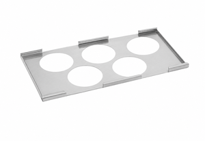 Soporte para Botellas de 6 Compartimentos para Tazones de 1/3 de Tamaño, Equipo de Cocina Comercial, Mostrador de Cocina de Restaurante, Condimento para Restaurante - Product Image 2