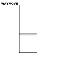 WAYMOVE Armoire de plain-pied en fer pour rangement de placard de chambre à coucher Meubles de maison