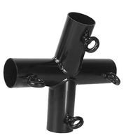 Kit de connecteurs d'angle robustes en métal/acier pour abri de voiture, résistants à la rouille, pour bricolage, avec revêtement en poudre