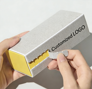 Boîte rigide en carton ondulé avec logo personnalisé imprimé et bande détachable pour emballage cadeau de crème pour le <span class=keywords><strong>visage</strong></span> et crème pour les yeux (recyclable) - Product Image 5