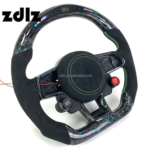 Per Volkswagen <span class=keywords><strong>Golf</strong></span> <span class=keywords><strong>7</strong></span> GTI <span class=keywords><strong>Golf</strong></span> R MK7 Polo Scirocco <span class=keywords><strong>accessori</strong></span> auto LED forgiato in fibra di carbonio in pelle scamosciata volante - Product Image 2