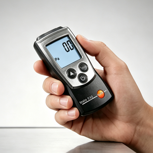Manómetro Diferencial y Medidor de la Serie Testo 510 de Alta Precisión 0.01 HPa para Pruebas de Conductos en Cuartos Limpios - Product Image 3