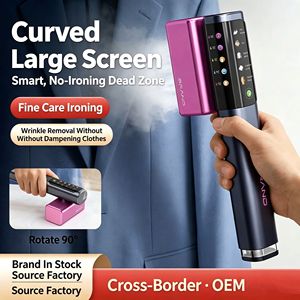 Vaporizador de Ropa Portátil de Mano, Plancha de Vapor Eléctrica de 1200W, Tanque de Agua de 110 ml, Panel Táctil, para Viajes, Hogar y Hotel - Product Image 2