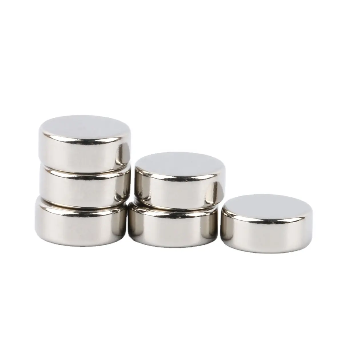 N52 Powerful Round Button Magnet Rare Earth Neodymium Magnet Disc Custom Magnetic Material