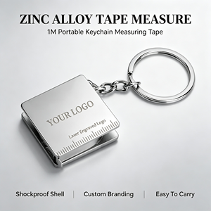 <span class=keywords><strong>Cinta</strong></span> Métrica Retráctil Personalizada de Aleación de Zinc, 1 Metro, Métrica, Portátil, Mini, Herramienta de Regalo Promocional Titan - Product Image 1