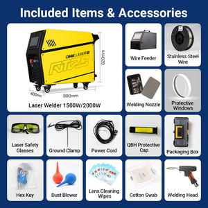 Портативный лазерный сварщик волоконный ручной металлический лазерный сварочный аппарат из нержавеющей стали с воздушным охлаждением - Product Image 2