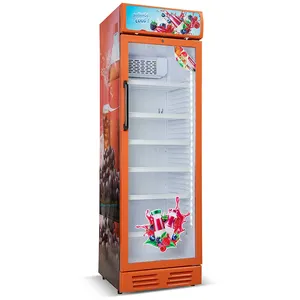 ใหม่Commercial Upright Freezer Uprightแช่แข็งตู้โชว์Frostจอแสดงผลตู้เย็น