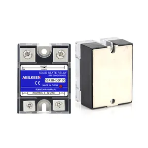 ABILKEEN Top Quality 100A Large Power Output Single Phase Solid State Relay DC-DC Type SSR Voltage Adjuster Switch