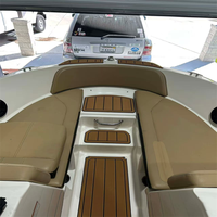Plateforme de bain Sea Ray SPX 210 2015-2023, tapis de cockpit en mousse EVA imitation teck, style SeaDek MarineMat, auto-adhésif