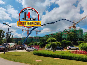 Cina 17m 30m 38m 48m 52m 58m 62m 70m pompa beton truk dan truk dipasang beton Boom mesin pompa harga yang baik untuk dijual - Product Image 4