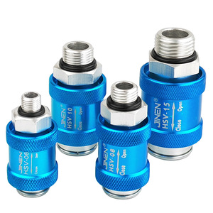 Vanne de contrôle air-eau-huile JNEN HSV-06 08 10 15B, interrupteur coulissant manuel à deux voies avec filetages internes et externes - Product Image 4